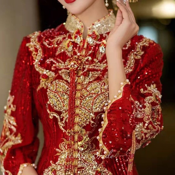 Xiuhe Cheongsam Dress for Sale - Picture 4 of 5